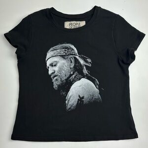 People of Leisure Willie Nelson Short Sleeve Tee Size XL NWOT